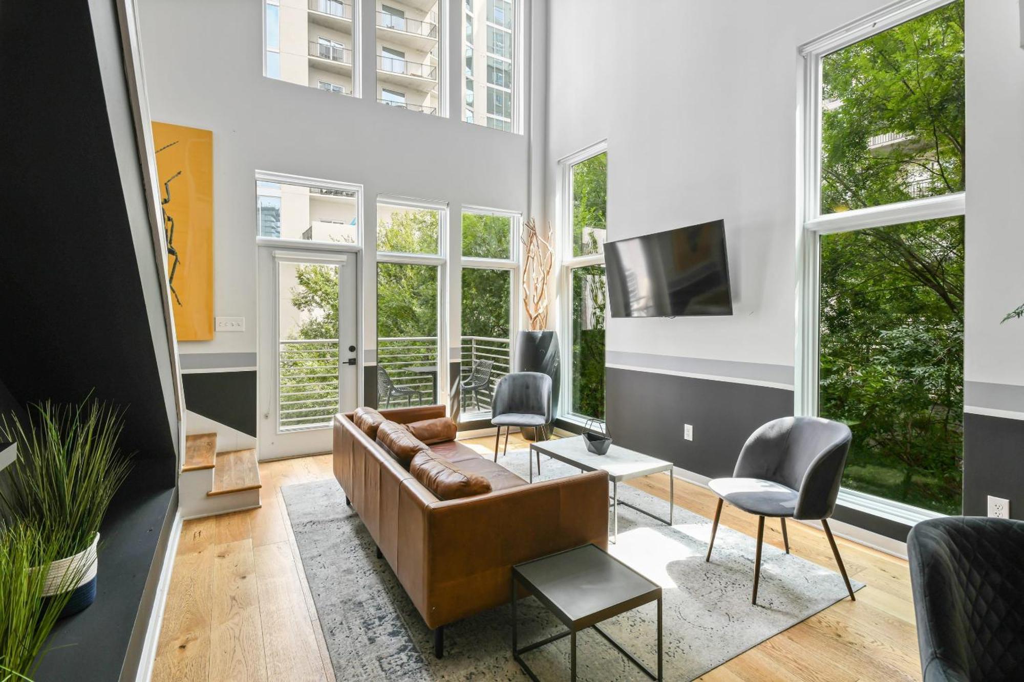 애틀랜타 Stupendous Heart Of Piedmont Park Two Story Loft 아파트 외부 사진